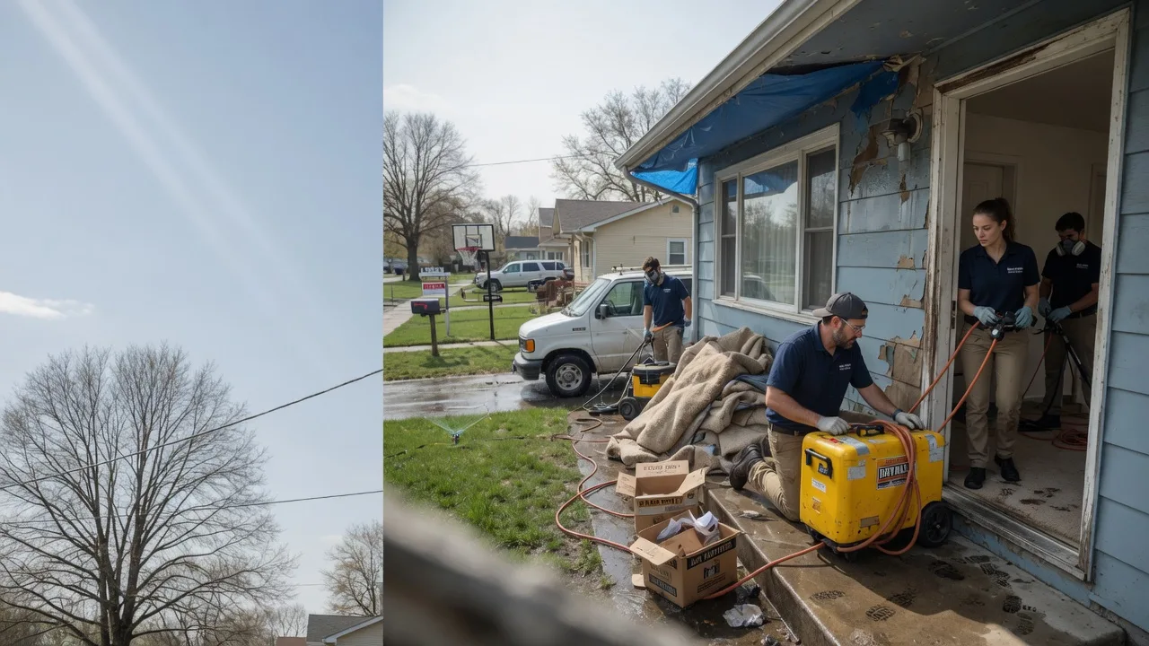 Basement Flood Cleanup in Bellingham, MN near me
